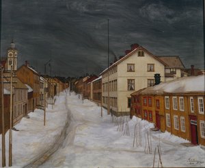 Calle principal, Roros