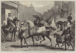 Llegadas para el Show de Caballos en el Agricultural Hall, Islington de Harden Sidney Melville