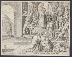 Atalía destruyendo la progenie real de Harmen Jansz. Muller