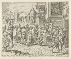 Dina dominada y violada por Siquem Historia de Dina y Siquem (título de la serie)