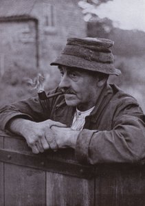 Tres sorteos en el viejo brezo (foto en blanco y negro) de Harold Burdekin