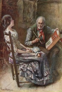 Bertha y su padre de Harold Copping