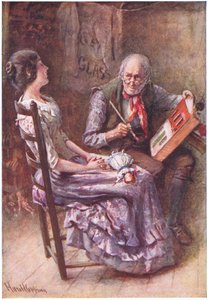 Caleb Plummer y su hija ciega, ilustración para 