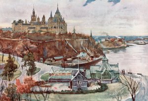 Casas del Parlamento, Ottawa de Harold Copping