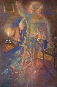 Ilustración para Un cuento de Navidad de Charles Dickens