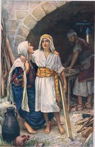 María y Jesús, ilustración de 