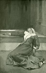 Misericordia en la puerta de Harold Copping