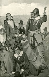 Peregrinos subiendo la colina de la dificultad de Harold Copping