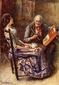 El grillo del hogar de Charles Dickens de Harold Copping