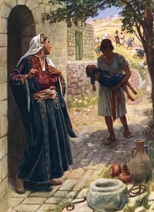 La mujer sunamita de Harold Copping