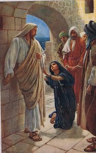 La mujer de Canaán, ilustración de 