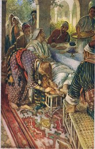 La mujer con la caja de ungüento, ilustración de 