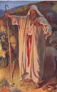 La zarza ardiente, ilustración de Imágenes que Enseñan La Serie de la Corona, 1920