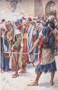 Los cautivos de Babilonia, ilustración de Pictures That Teach The Crown Series, 1920 de Harold Copping