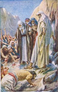 El golpe de la roca, ilustración de Imágenes que Enseñan La Serie de la Corona, 1920