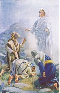 La transfiguración, ilustración de Harold Copping Pictures: The Crown Series, c.1920s de Harold Copping