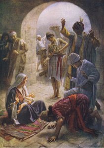 La visita de los sabios, ilustración de Harold Copping Pictures: The Crown Series, c.1920s de Harold Copping