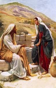 La mujer de Samaria de Harold Copping