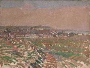 Dieppe desde el oeste, 1910-1911 de Harold Gilman