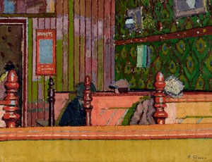 Casa de comidas, c.1914 de Harold Gilman