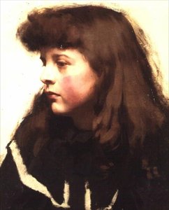 Retrato de una chica de Harold Harvey