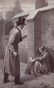 Ilustración para El Misterio de Edwin Drood de Charles Dickens de Harold Hume Piffard