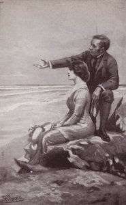 Ilustración para El Misterio de Edwin Drood de Charles Dickens de Harold Hume Piffard