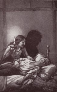Ilustración para El misterio de Edwin Drood de Charles Dickens de Harold Hume Piffard