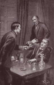 Ilustración para El Misterio de Edwin Drood de Charles Dickens de Harold Hume Piffard