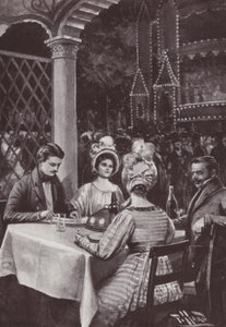 Ilustración para La feria de las vanidades de William Makepeace Thackeray de Harold Hume Piffard