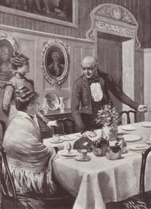 Ilustración para Vanity Fair de William Makepeace Thackeray