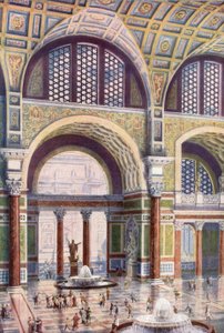 Tepidarium de las Termas de Caracalla en su belleza prístina