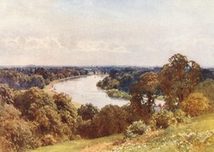 Desde Richmond Hill (litografía en color)