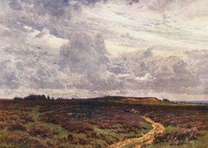 The Sandy Road, Milford Heath (litografía en color)