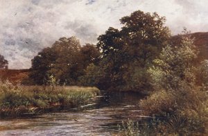 El Wey en Hankley Common, cerca de Tilford (litografía en color) de Harold Sutton Palmer