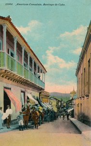 Consulado Americano, Santiago de Cuba, c1911 de Harris Bros and Co