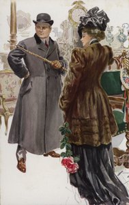 Ilustración para When a Man Marries de Mary Roberts Rinehart