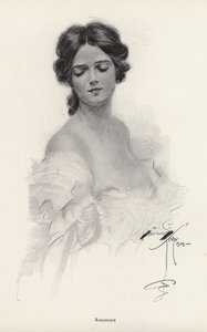 Retrato de una mujer llamada Rosamond de Harrison Fisher