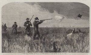 Su Alteza Real el Príncipe de Gales cazando en las Praderas del Lejano Oeste de Harrison William Weir
