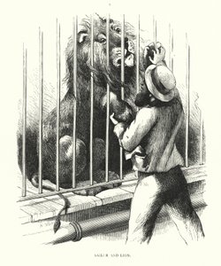Marinero y león de Harrison William Weir