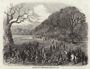 Reunión del club de caza Spelthorne de Harrison William Weir