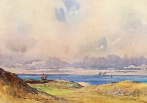 Campos de golf: Wallasey, the firth green (litografía en color)