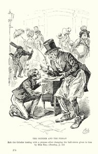 Ilustración para Dombey e hijo de Charles Dickens (litografía) de Harry (after) Furniss