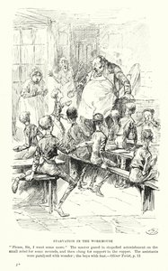 Ilustración para Oliver Twist de Charles Dickens (litografía) de Harry (after) Furniss