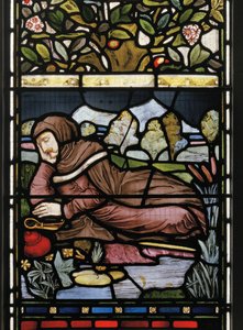 El poeta Langland dormido, Piers Ploughman de Harry Burrow