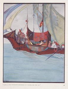 Una Balada de los Capitanes. "Con la hija de un Hidalgo muerto
 como dote para el dey" de Harry Clarke