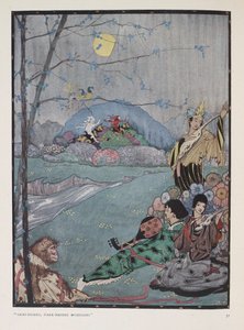 Arabia. "Músicos morenos demi-silked" de Harry Clarke