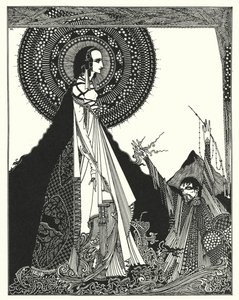 Edgar Allan Poe: Ligeia (litografía) de Harry Clarke