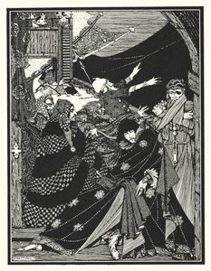 Edgar Allan Poe: MS encontrado en una botella (litografía) de Harry Clarke