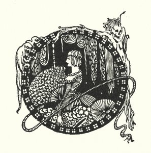 Edgar Allan Poe: Los espectáculos (litografía) de Harry Clarke